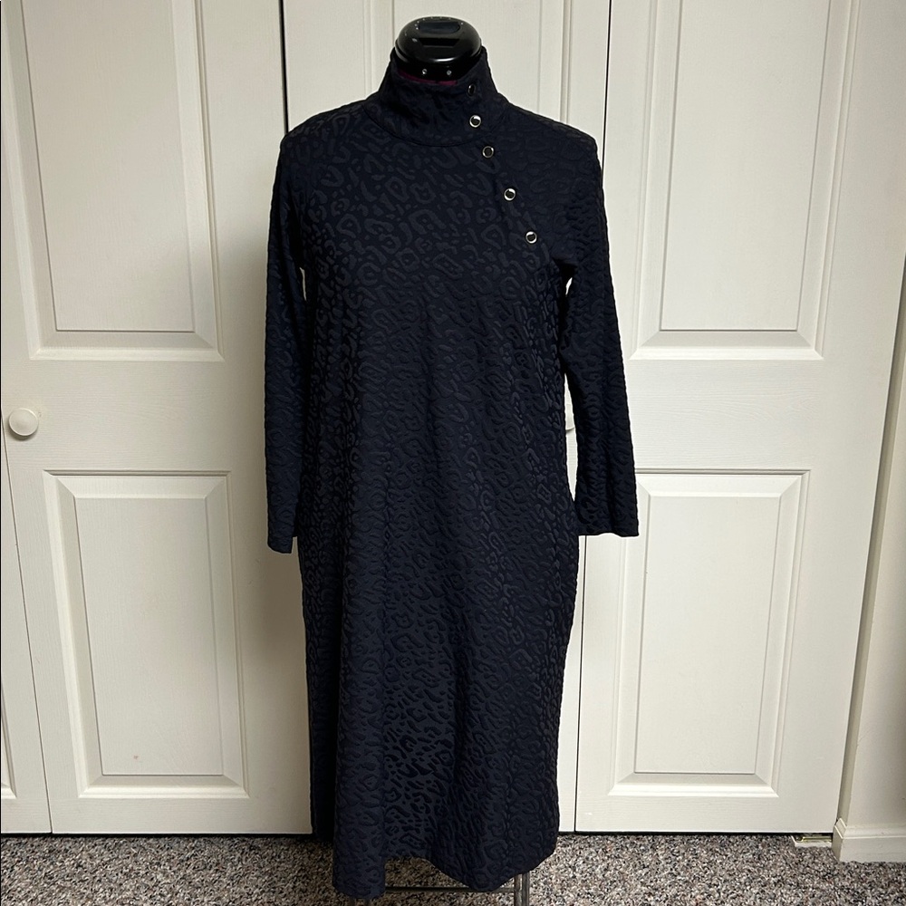 J. McLaughlin Christabel Dress in Posh Cheetah Jacquard - Size XS